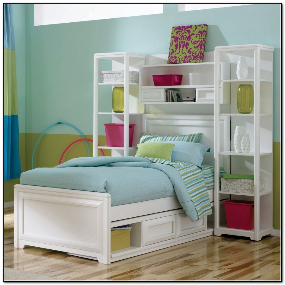White Toddler Bed With Storage