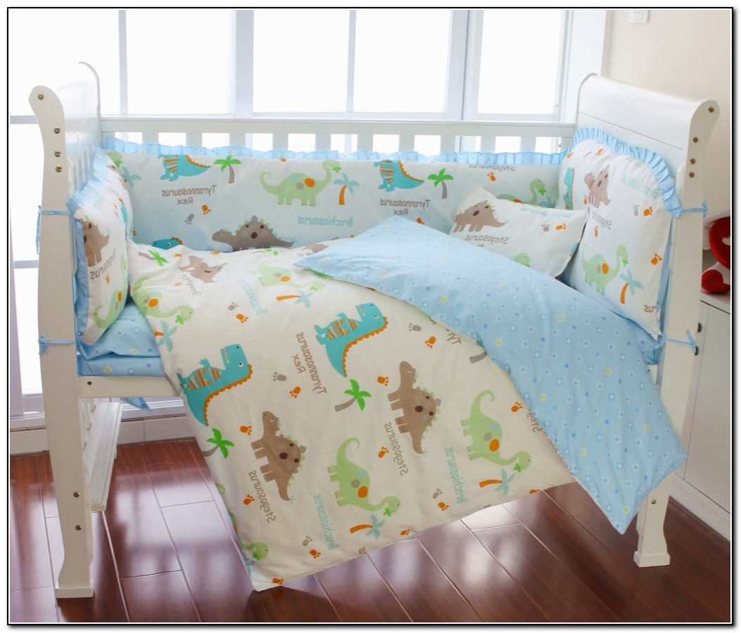 Baby Boy Dinosaur Crib Bedding