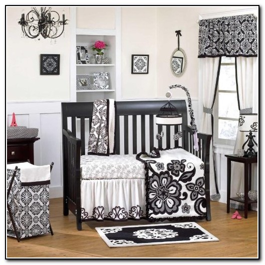 Black And White Crib Bedding Sets