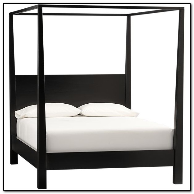 Black Canopy Bed Full