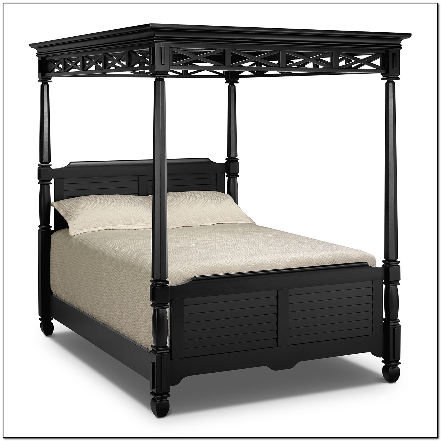 Black Canopy Bed King