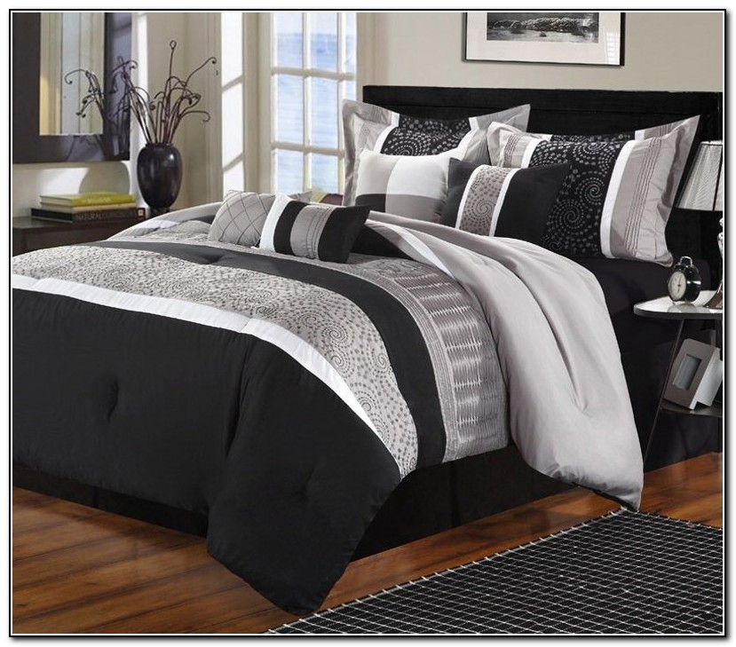 Black Grey Bedding Sets