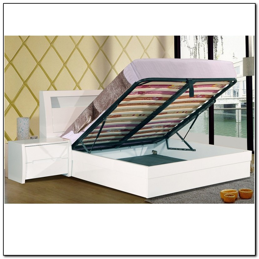 Double Bed Frame With Storage