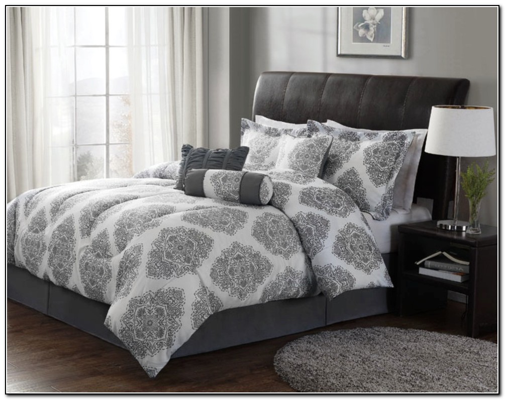 Grey White Bedding Sets