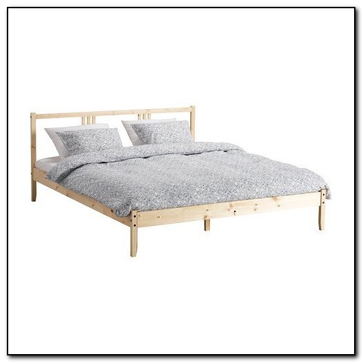 Ikea Queen Bed Frame Solid Wood With Headboard