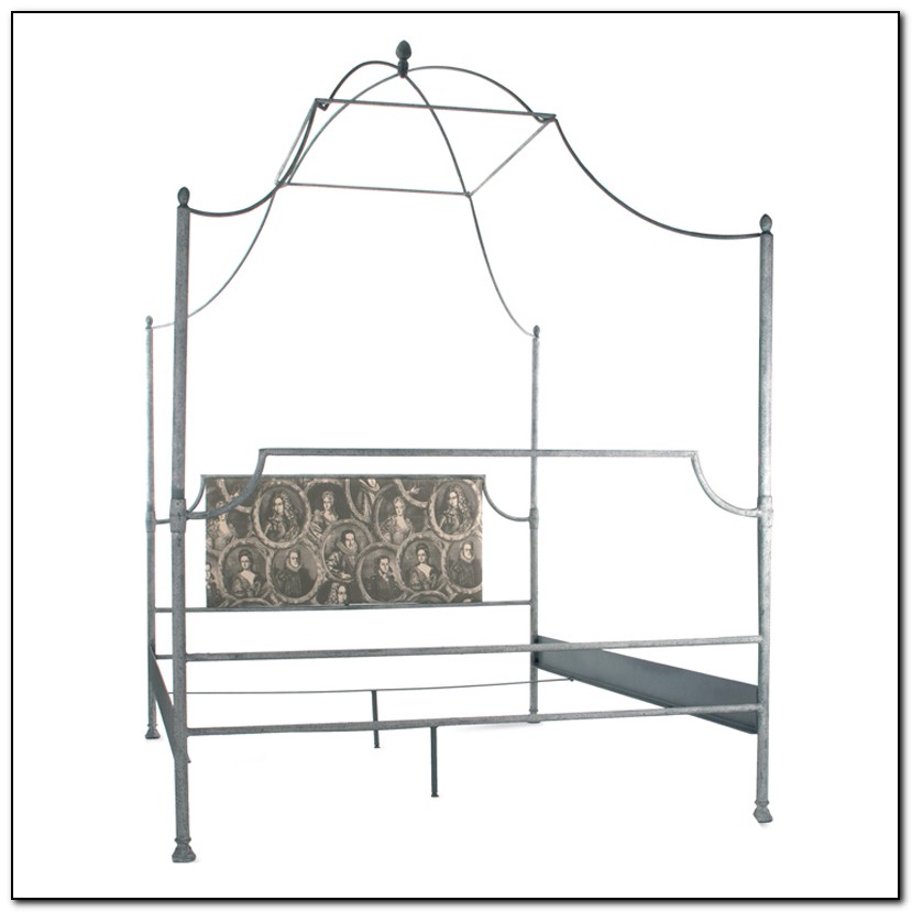 Iron Canopy Bed Frame