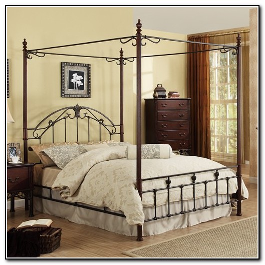 Iron Canopy Beds King Size