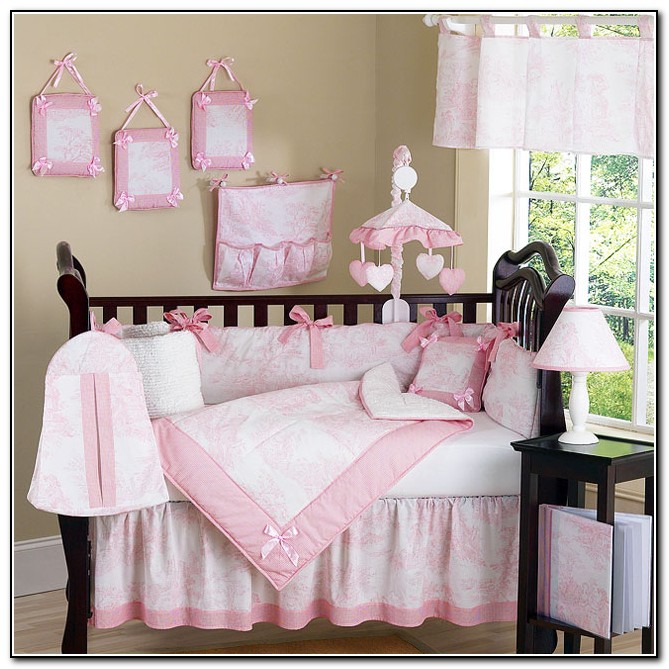 Pink Bedding Sets For Cribs