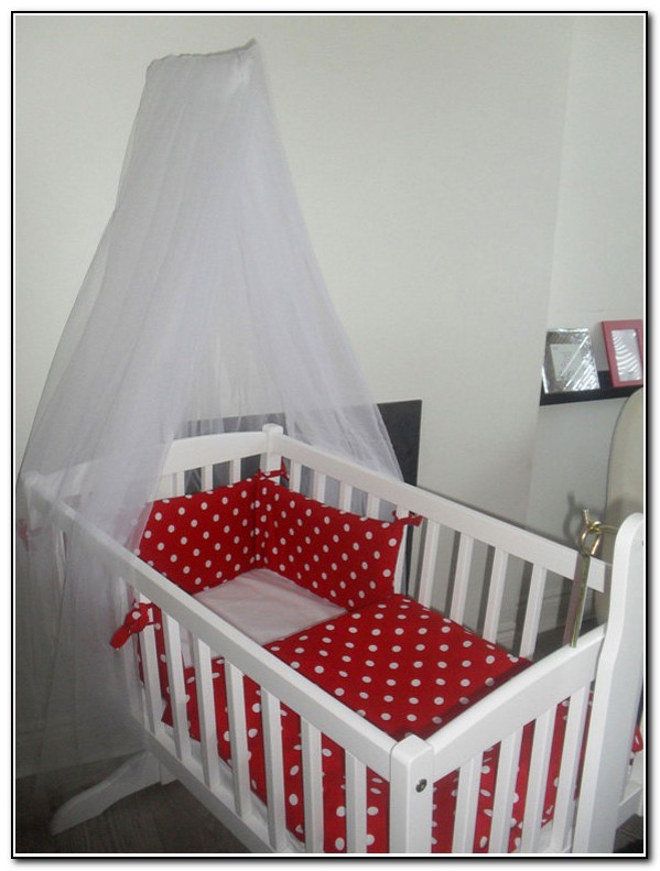 Red And White Crib Bedding