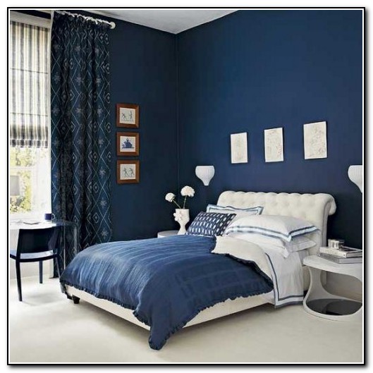 Royal Blue And White Bedding