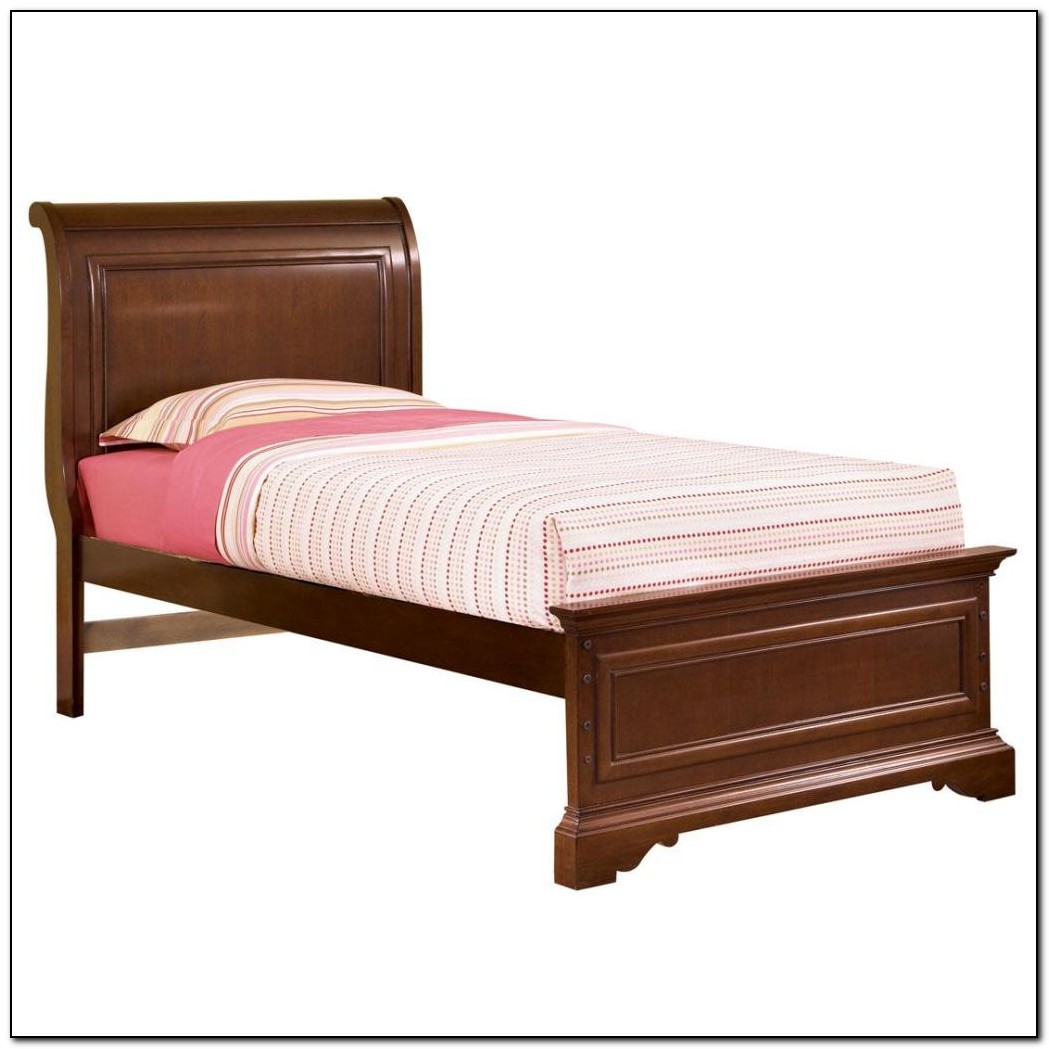 Twin Sleigh Bed Cherry