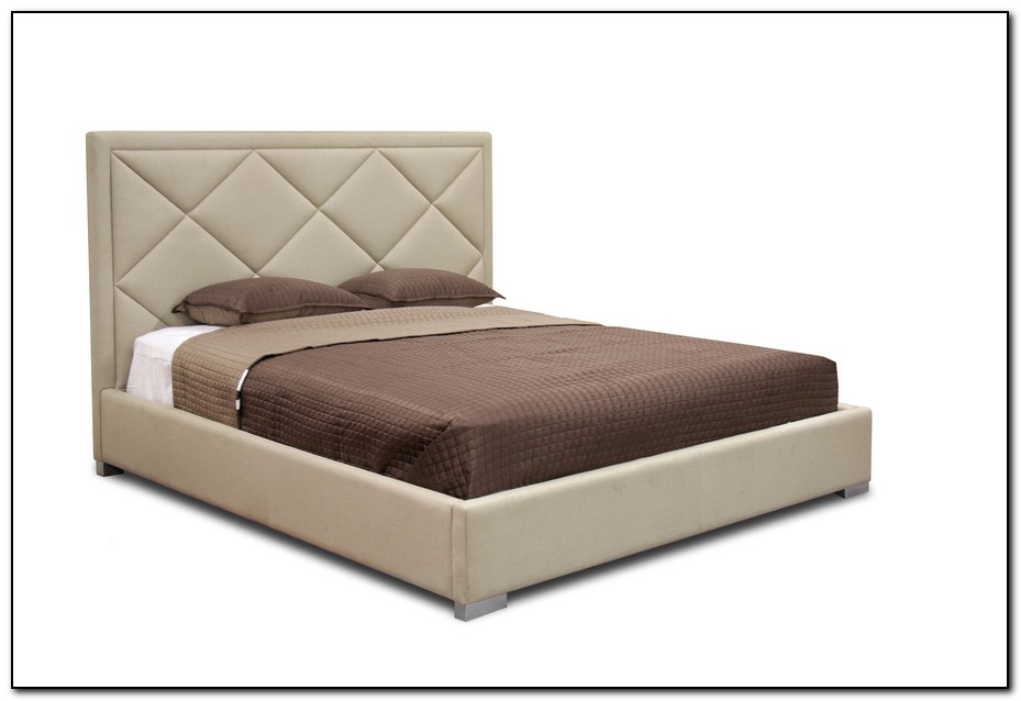 Upholstered Platform Bed King