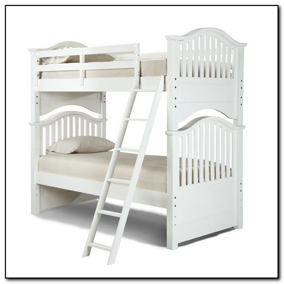 White Bunk Bed Twin Over Twin