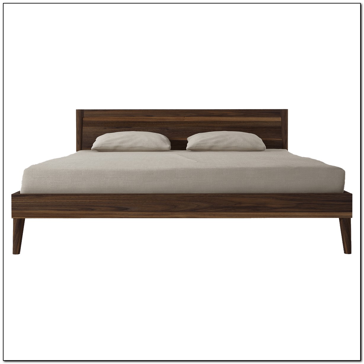 Wood Platform Bed King
