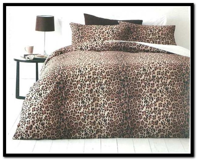 Cheetah Print Bed Set Queen Size