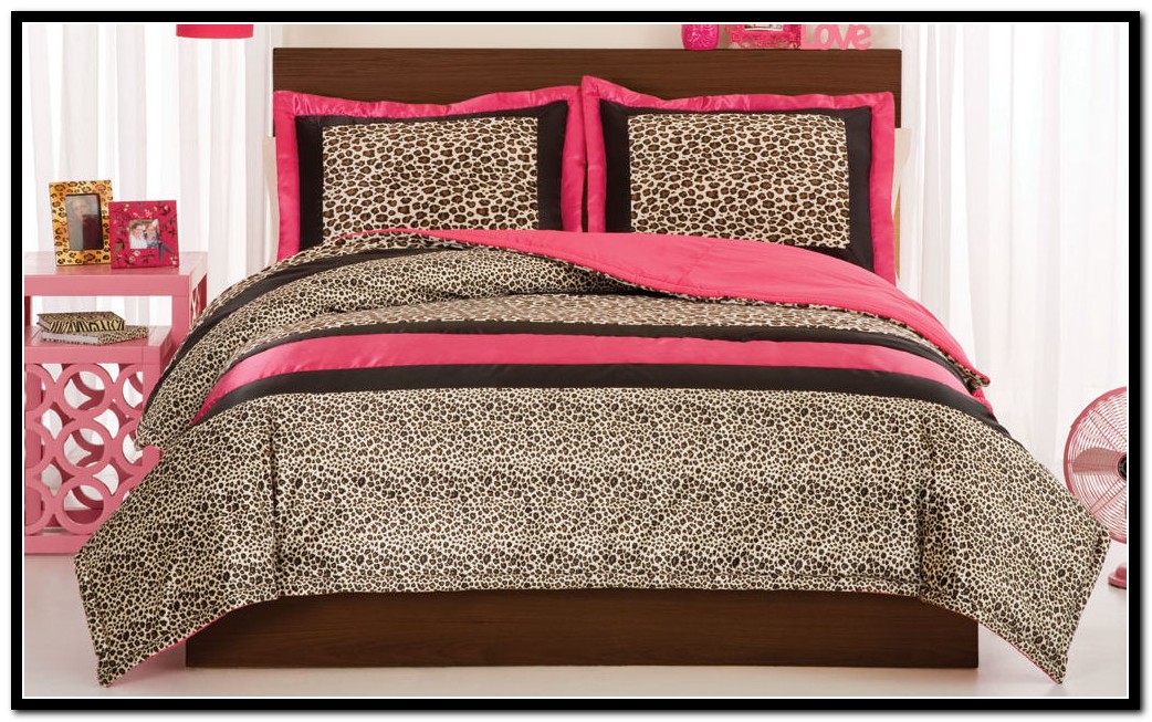 Cheetah Print Bed Set Twin