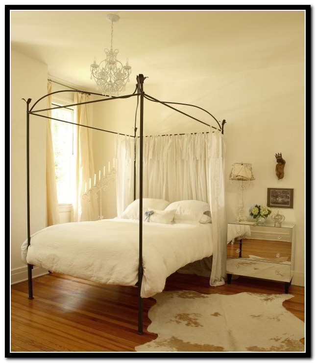 Full Size Canopy Bed Curtains