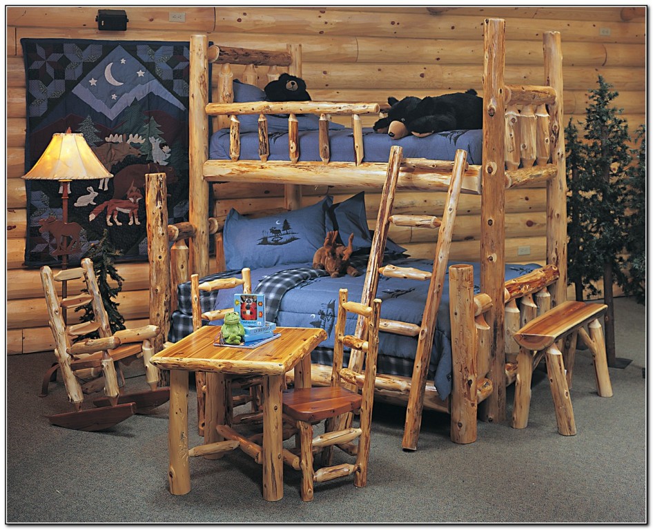 Log Bunk Beds For Kids