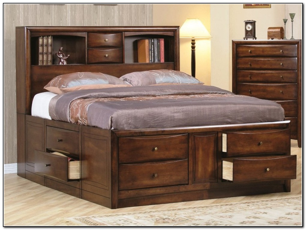 Storage Beds Queen Size With Drawers