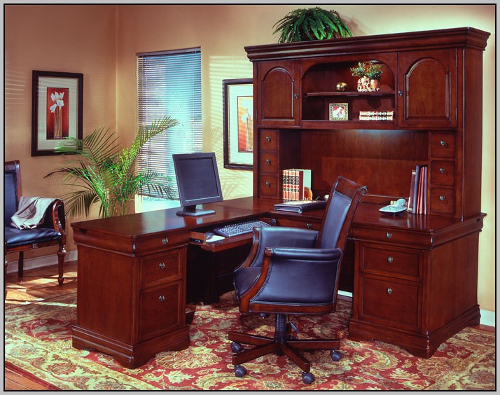 Modern Executive Desk With Return - Desk : Home Design Ideas # ...