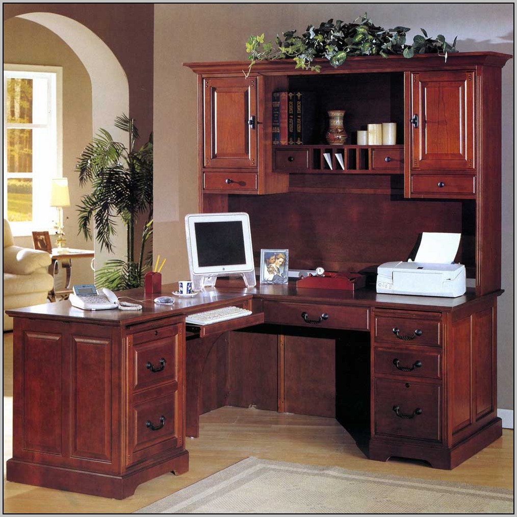 l shaped corner desk with hutch