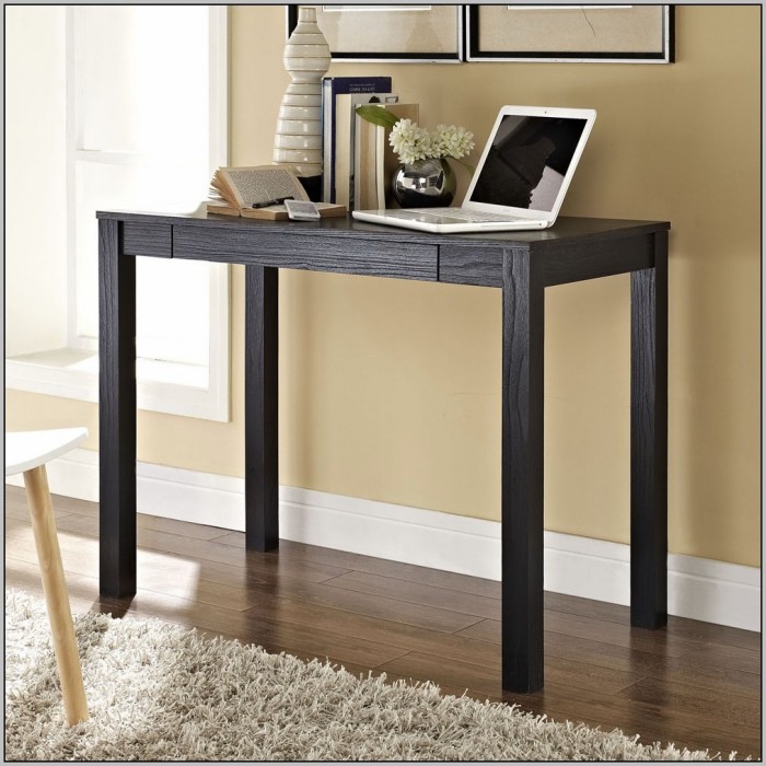 altra parsons desk with drawer black finish 700x700