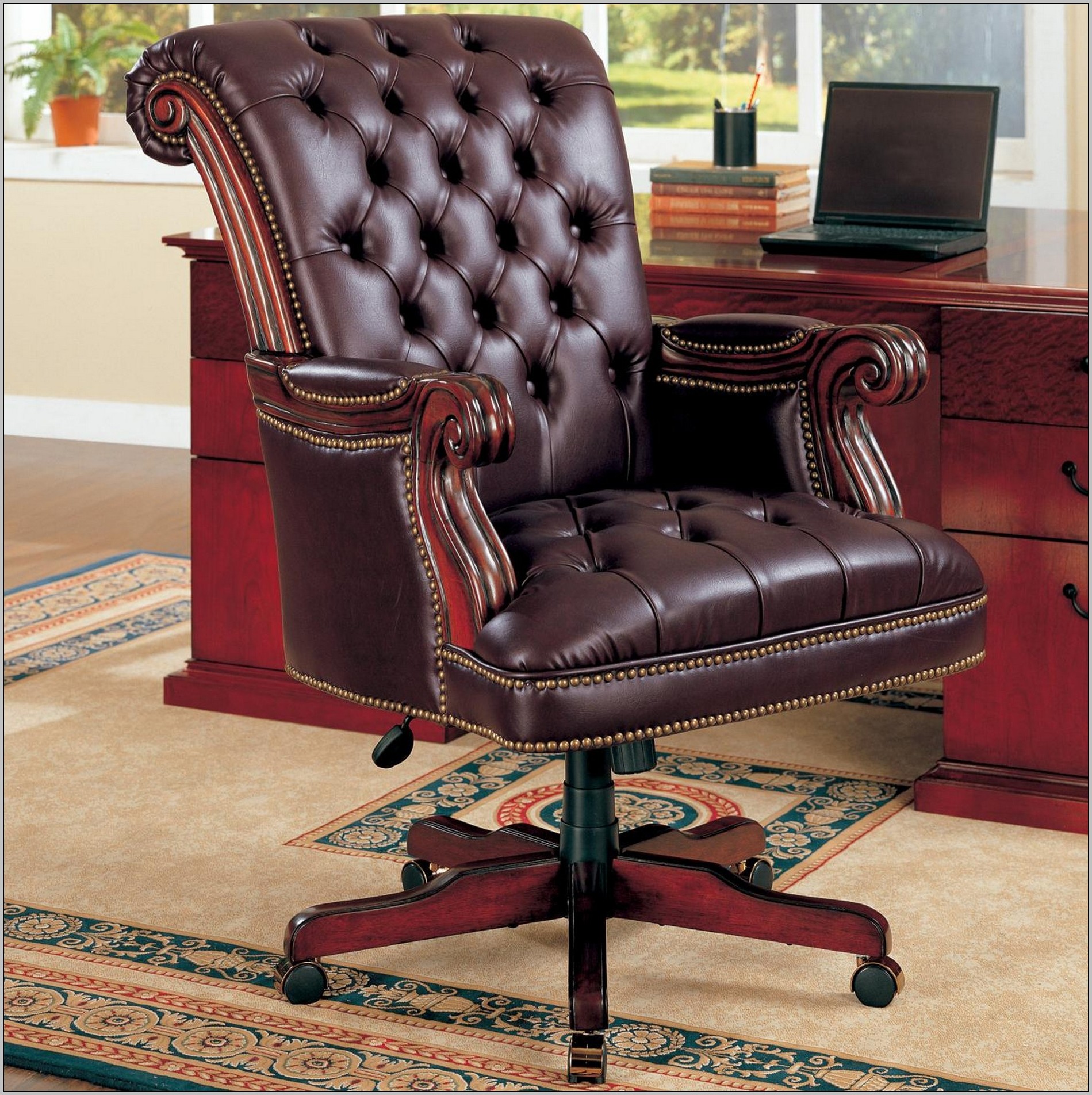 Red Leather Office Chair Executive - Chairs : Home Design Ideas # ...