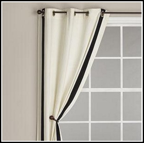 White Sheer Curtains With Black Trim Curtain Menzilperde Net Favorite   White Curtains With Black Ribbon Trim 