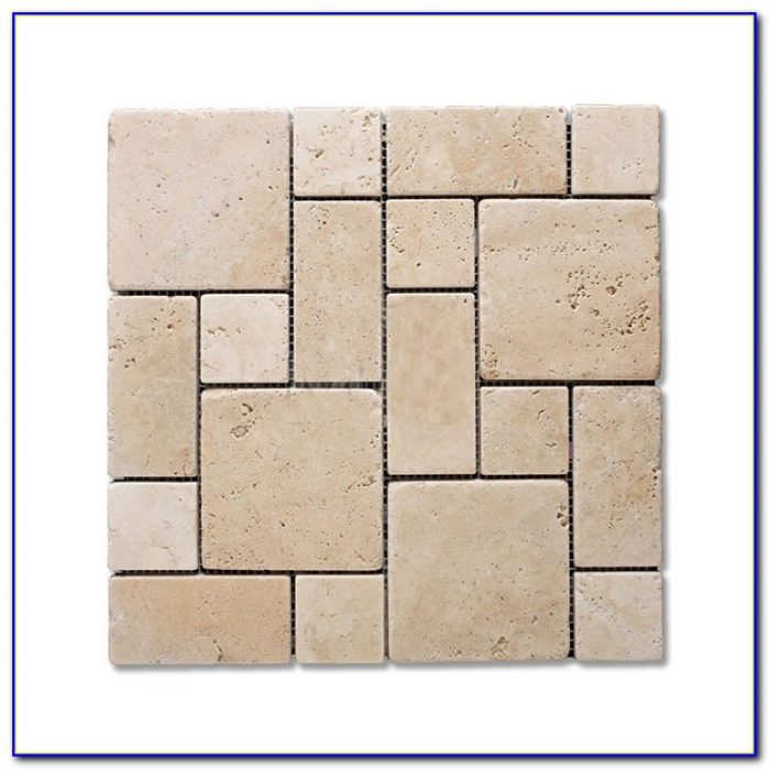 french pattern gold travertine tile 700x700