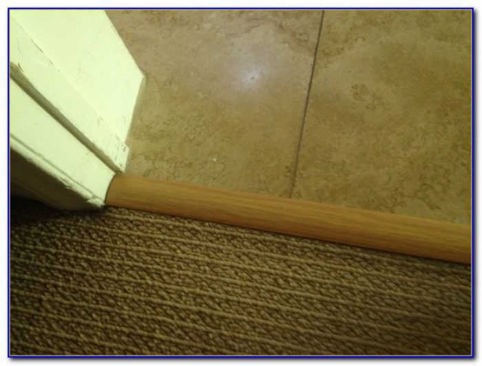 Carpet to Tile Transition Strip Installation