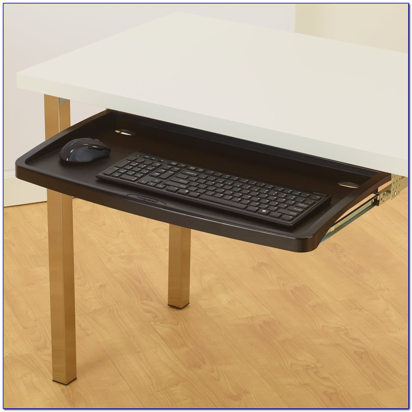 Under Desk Keyboard Tray For Glass Desk Desk Home Design Ideas