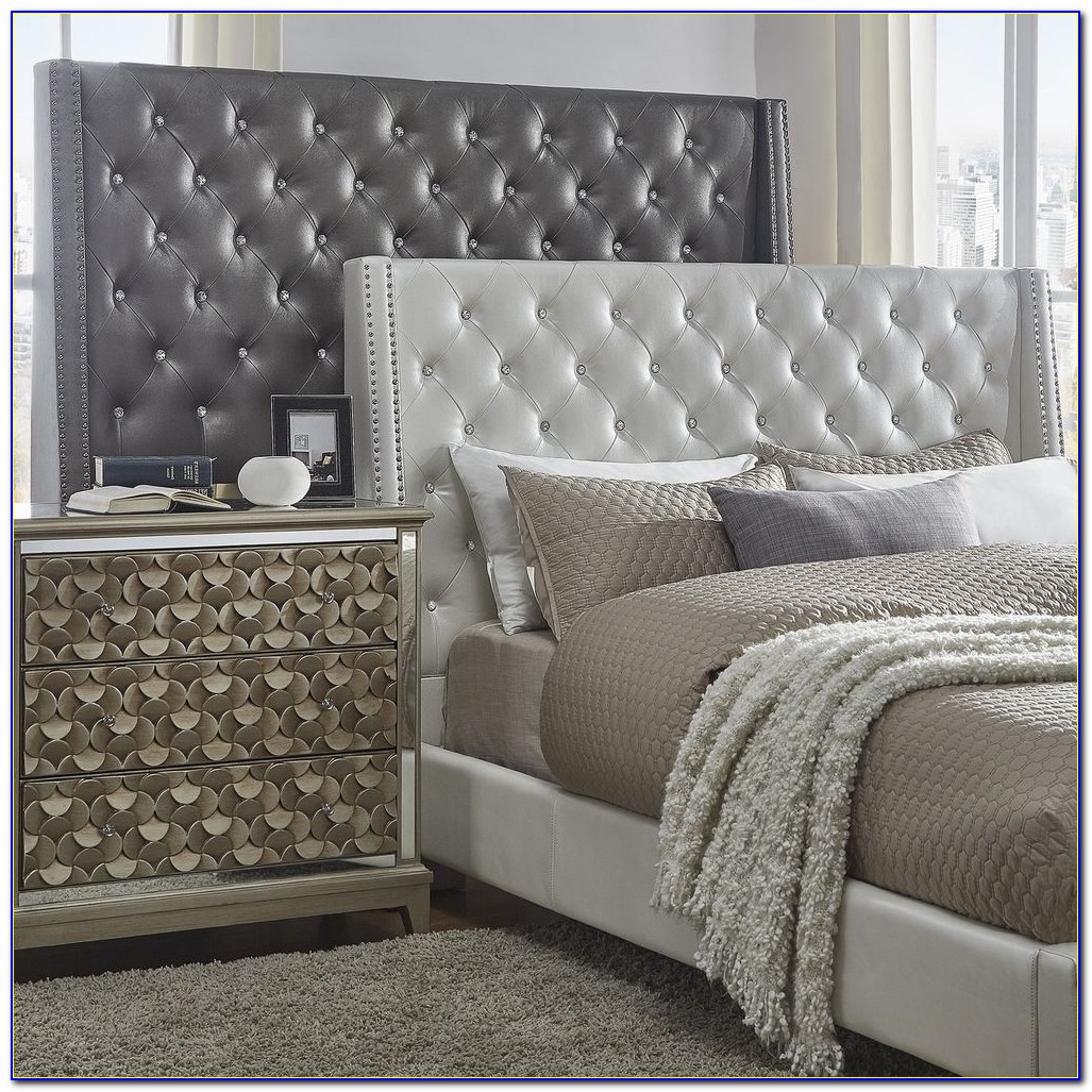 Faux Leather Tufted Headboard - Headboard : Home Design Ideas # ...